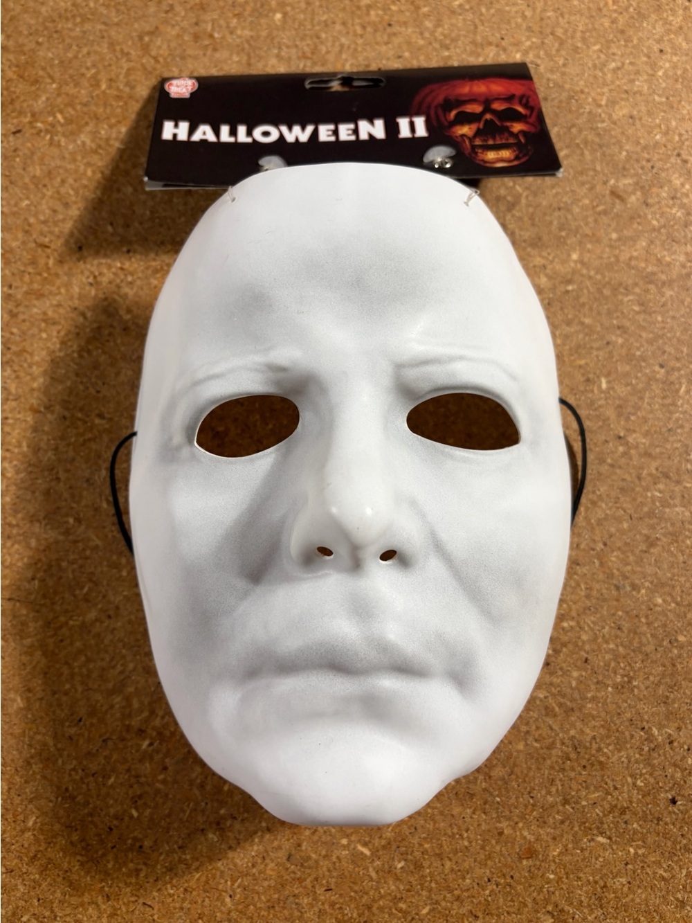 Michael Myers Halloween ll White Costume Face Vacuform Mask Adult Mens